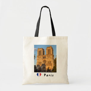 Notre Dame de Paris at Golden Hour - Paris, France Tote Bag