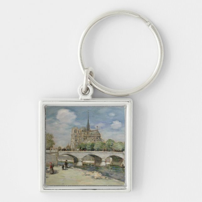 Notre Dame de Paris, c.1900 Key Ring (Front)