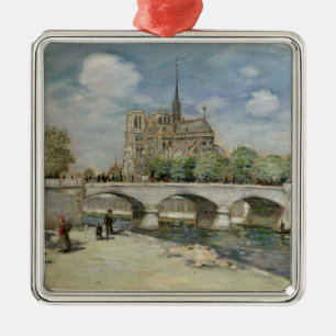 Notre Dame de Paris, c.1900 Metal Tree Decoration