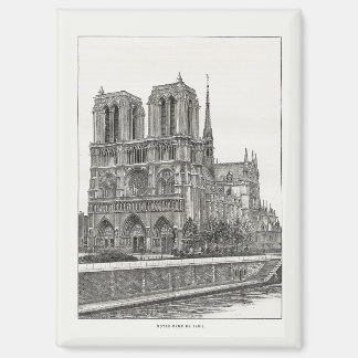 Notre Dame de Paris Cathedral Magnet