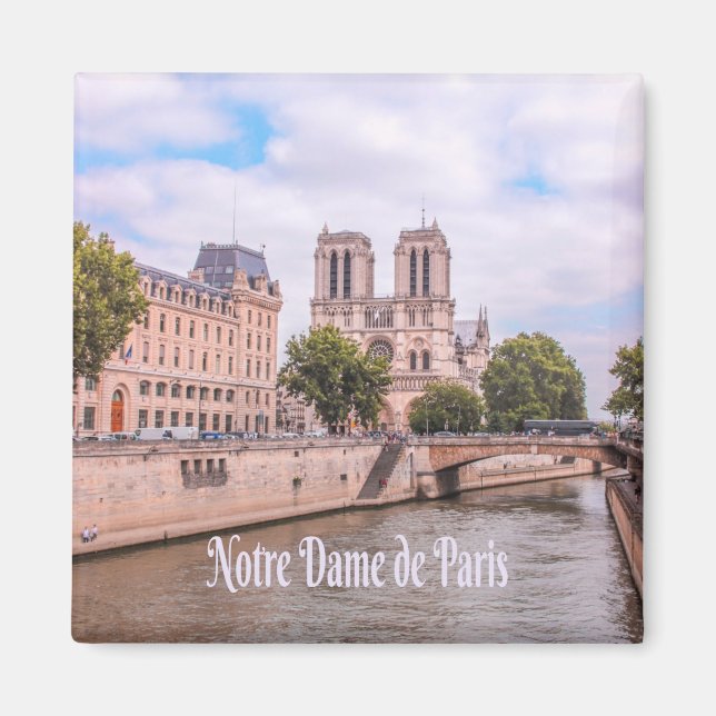 Notre Dame de Paris France Catholic cathedral Magnet (Front)
