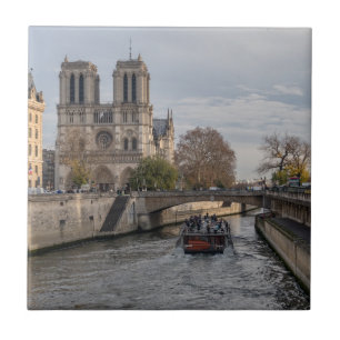 Notre Dame de Paris, France Ceramic Tile