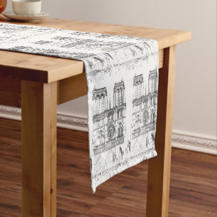 Notre Dame de Paris Short Table Runner