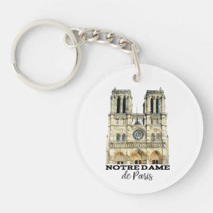 Notre-Dame de Paris Souvenir France Cathedral Key Ring