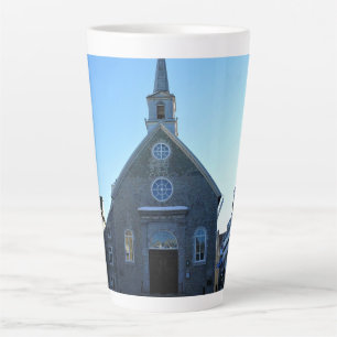 Notre Dame des Victoires, Old Quebec City, Canada Latte Mug