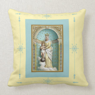Notre Dame des Victoires w/Christ Child Cushion