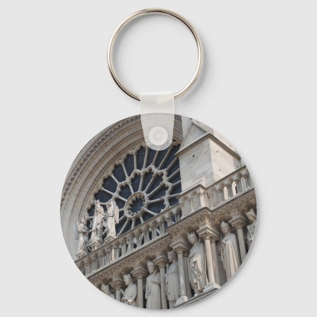 Notre Dame detail Key Ring (Front)
