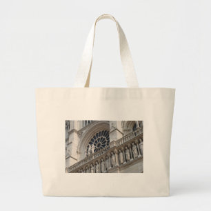 Notre Dame detail Large Tote Bag