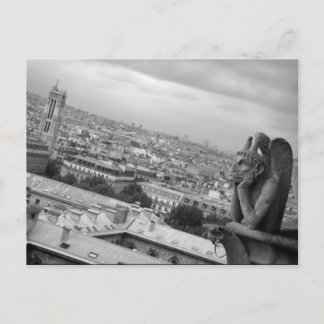 Notre Dame Gargoyle Postcard