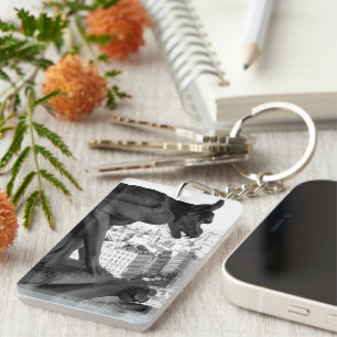 Notre Dame Gothic Gargoyle keychain