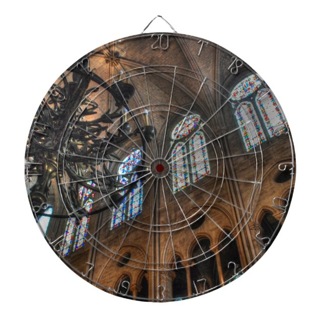 Notre Dame interior Dartboard (Front)