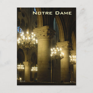 Notre Dame Light The Way Postcard