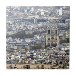 Notre Dame Paris France Ceramic Tile