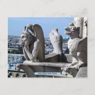 Notre Dame, Paris, France Postcard