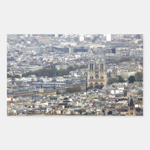 Notre Dame Paris France Rectangular Sticker