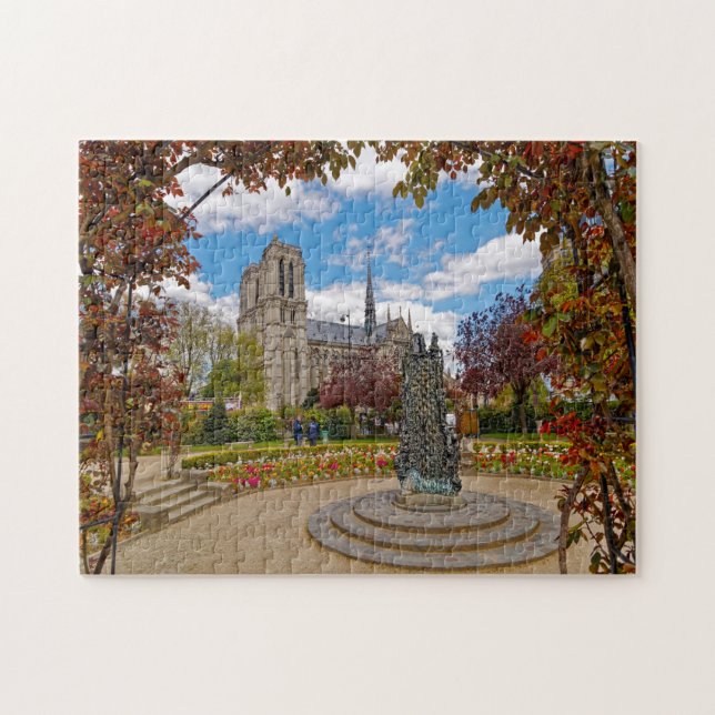 Notre Dame Paris. Jigsaw Puzzle (Horizontal)
