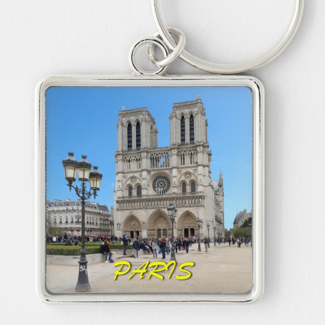 Notre Dame PARIS Key Ring (Front)