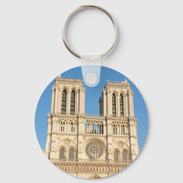 Notre Dame, Paris Key Ring (Front)