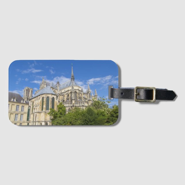Notre Dame Paris Luggage Tag (Front Horizontal)