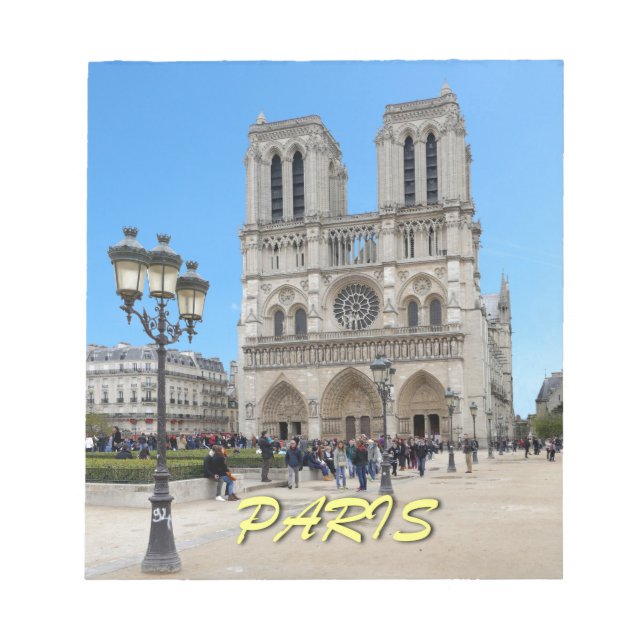 Notre Dame PARIS Notepad (Front)