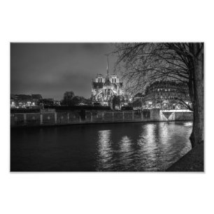Notre Dame Paris on the Seine - Photo Print