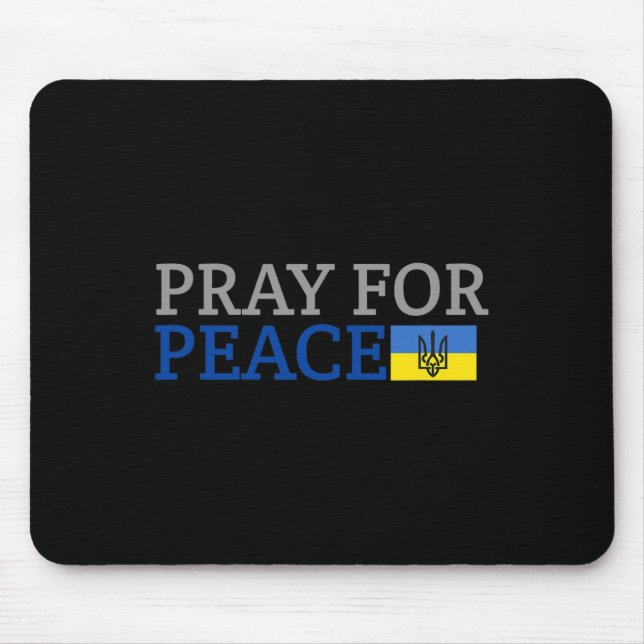 Notre Dame Pray For Peace  Mouse Pad (Front)