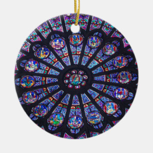 Notre Dame Rose Window Ornament