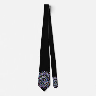 Notre Dame Rose Window Tie