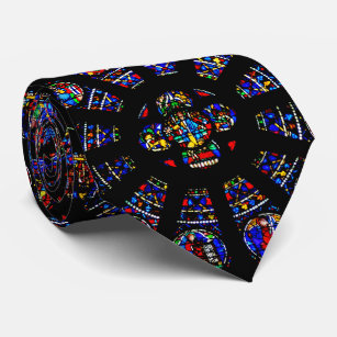 Notre Dame South Rose Window Tie