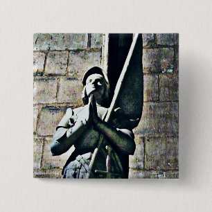 Notre Dame Statue CB 15 Cm Square Badge