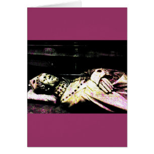 Notre Dame Statue Grunge