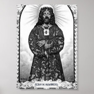 Notre Père Captive et sauvé Jésus. Medinaceli Oils Poster