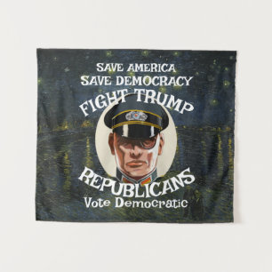 NoTrump Republican Party Grad Retirement Wedding Tapestry