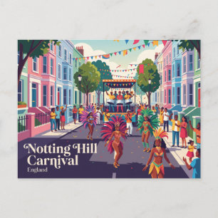 Notting Hill Carnival England Postcard