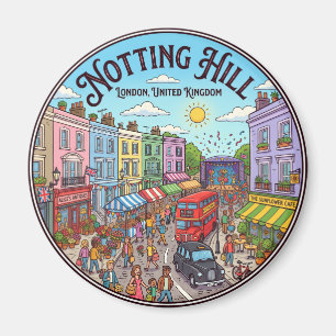 Notting Hill United Kingdom Magnet