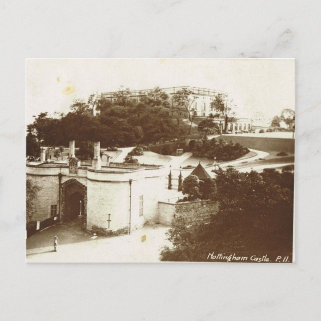 Nottingham Castle, 1920 Postcard (Front)