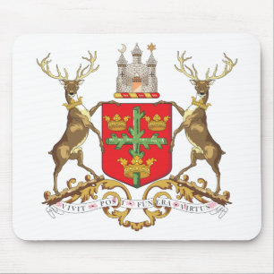 Nottingham Coat of Arms Mouse Pad