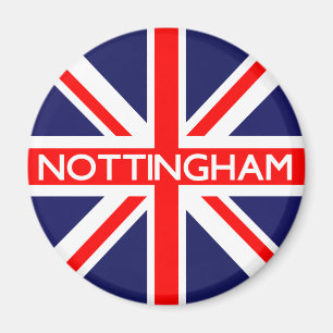 Nottingham UK Flag Magnet