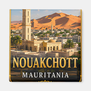Nouakchott Desert Coast and Saharan Spirit Magnet