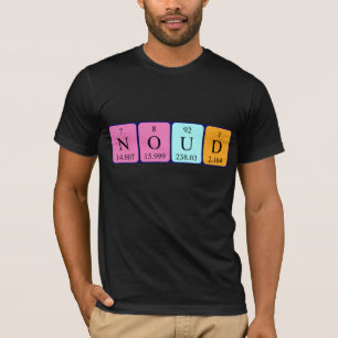 Noud periodic table name shirt
