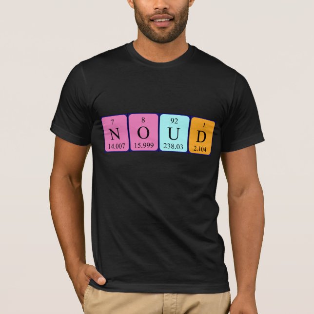 Noud periodic table name shirt (Front)