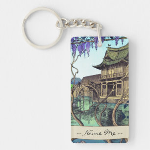 Nouet Noel Kameido shin hanga japanese scenery Key Ring