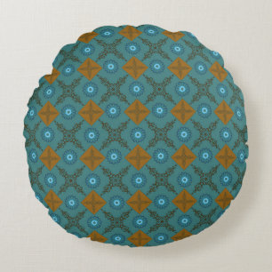 Noughts and Crosses Round Cushion