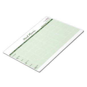 Nourish Your Soul Weekly Meal Planner Notepad