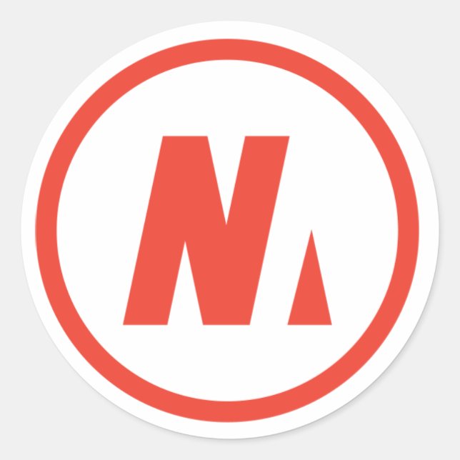 Nousmottards Round Sticker (Front)