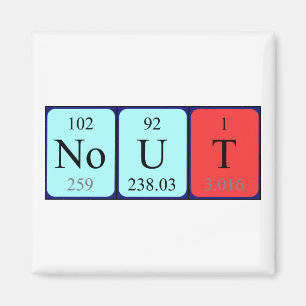 Nout periodic table name magnet