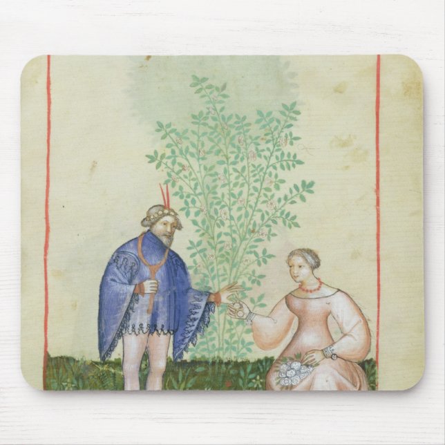 Nouv Acq LatRoses, from 'Tacuinum Sanitatis' Mouse Pad (Front)