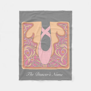 Nouveau Ballet Fleece Blanket