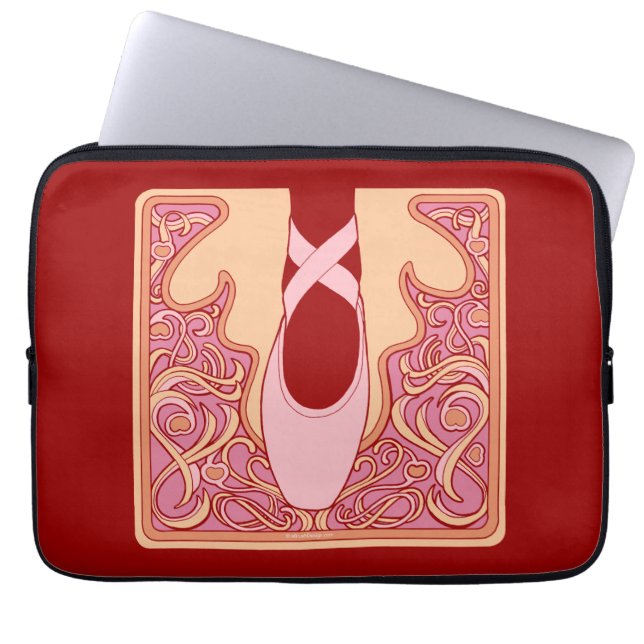 Nouveau Ballet Laptop Sleeve (Front)