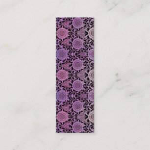 NOUVEAU BUTTERFLIES - Fuchsia Flight Mini Business Card